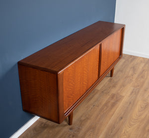 Retro Danish Mid Century 1960s Tambour Door Sideboard By Bernhard Pedersen & Son