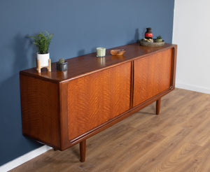 Retro Danish Mid Century 1960s Tambour Door Sideboard By Bernhard Pedersen & Son