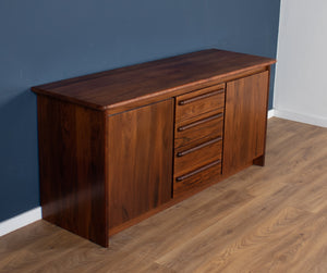 Retro Rosewood Danish Long Sideboard By Skovby