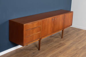 Retro Teak 1960s Long A H Macintosh Torpedo Mid Century Sideboard