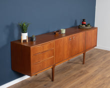 Load image into Gallery viewer, Retro Teak 1960s Long A H Macintosh Torpedo Mid Century Sideboard