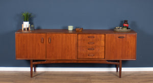 Retro Teak 1960s Long G Plan Scandi Mid Century Sideboard