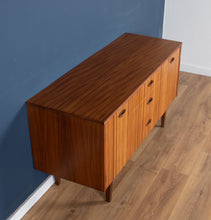 Load image into Gallery viewer, Retro 1960s Teak &amp; Zebrano Short Sideboard By EON Elliots Of Newbury TV Cabinet