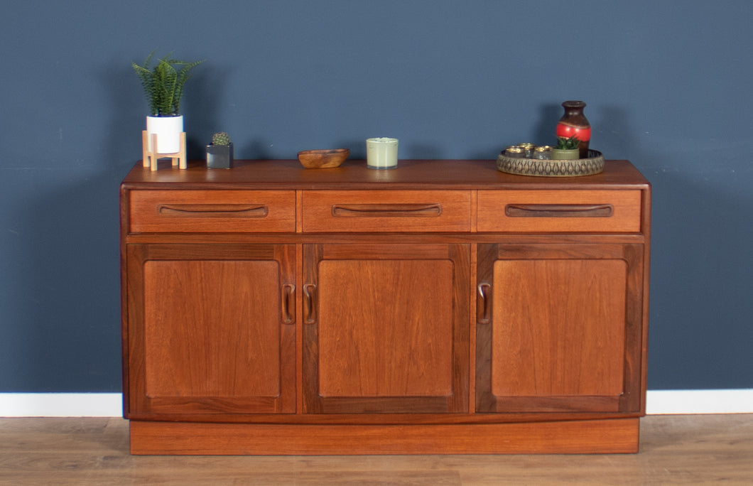 Retro Teak 1960s G Plan Fresco Plinth Sideboard By Victor Wilkins