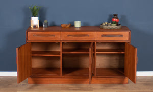 Retro Teak 1960s G Plan Fresco Plinth Sideboard By Victor Wilkins