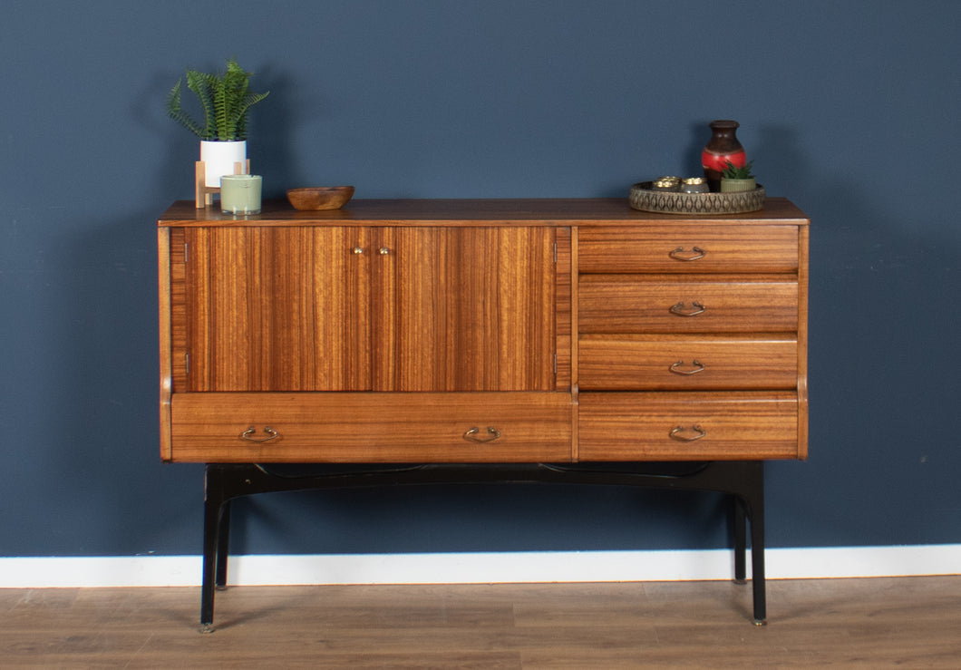 Retro Walnut & Teak 1960s Jentique Mid Century Sideboard