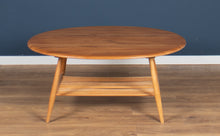 Load image into Gallery viewer, Retro Vintage Solid Elm Ercol Model 454 Supper Table, Coffee Table