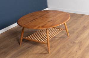 Retro Vintage Solid Elm Ercol Model 454 Supper Table, Coffee Table