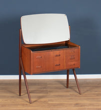 Load image into Gallery viewer, Retro Teak 1960s Mid Century Daish Dressing Table Vanity Unit