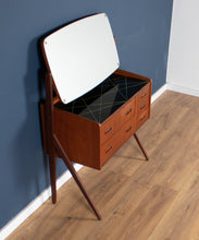 Load image into Gallery viewer, Retro Teak 1960s Mid Century Daish Dressing Table Vanity Unit