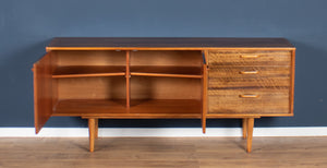 Retro Teak 1960s Mid Century Teak & Walnut Sideboard