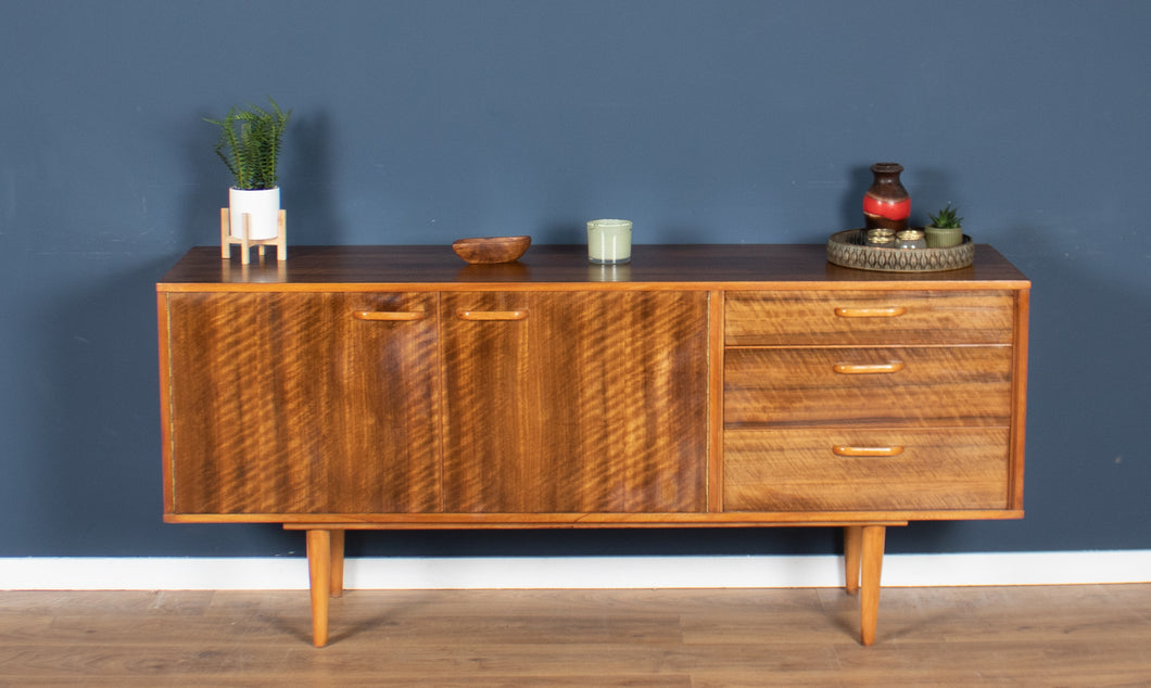 Retro Teak 1960s Mid Century Teak & Walnut Sideboard