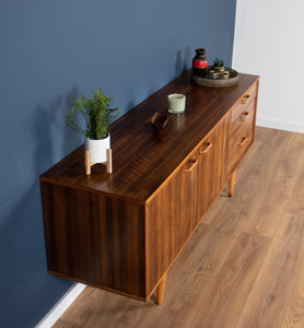 Retro Teak 1960s Mid Century Teak & Walnut Sideboard