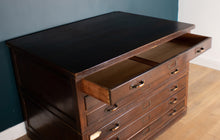 Load image into Gallery viewer, Vintage 1920s British Oak Plan Chest , Architects  Drawing Chest Architects