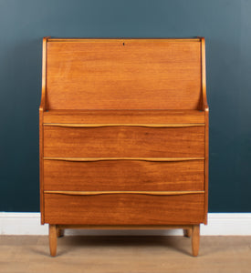 Retro Teak 1960s Sutcliffe of Todmorden Bureau Writing Desk