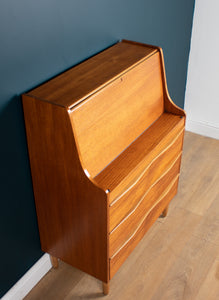 Retro Teak 1960s Sutcliffe of Todmorden Bureau Writing Desk