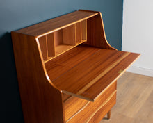 Load image into Gallery viewer, Retro Teak 1960s Sutcliffe of Todmorden Bureau Writing Desk