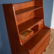 Load image into Gallery viewer, Retro Danish 1960s Teak Desk Bureau Mid Century Writing Desk