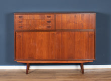 Load image into Gallery viewer, Retro Teak 1960s Danish Mid Centry Highboard Sideboard