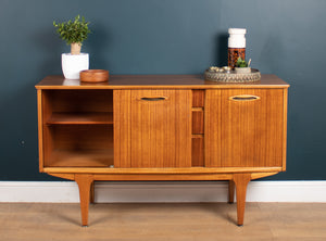 Retro Walnut 1960s Jentique Short Sideboard