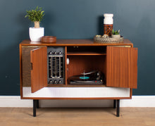 Load image into Gallery viewer, Retro Teak 1950s Mid Century Radiogram Sideboard Record Player