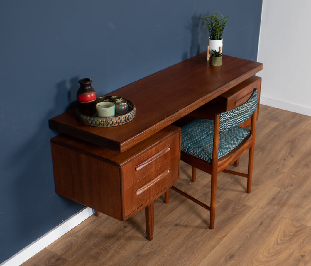 Retro Teak 1960s G Plan Fresco Desk By Victor Wilkins