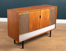 Load image into Gallery viewer, Retro Teak 1950s Mid Century Radiogram Sideboard Record Player