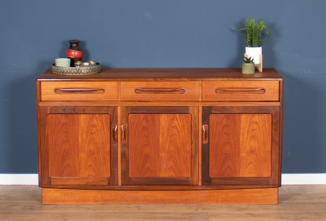 Retro Teak 1960s G Plan Fresco Plinth Sideboard By Victor Wilkins