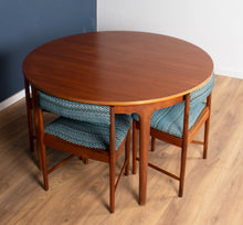 Load image into Gallery viewer, Round Mcintosh Dining Table &amp; 4 Four Chairs Space Saving Tuck Under