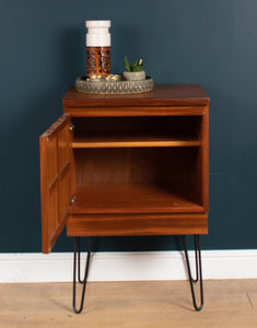 Retro Teak 1960s Nathan Squares Lamp Table Side Table Hairpin Legs