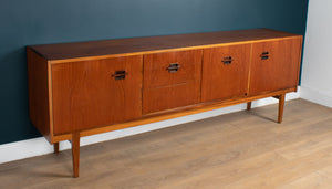 Retro Teak 1960s Nathan Corinthian Sideboard