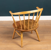 Load image into Gallery viewer, Retro Ercol Elm Model 338 Fireside Chair Bedroom Chair