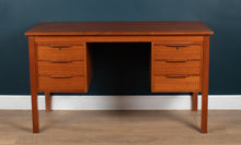 Load image into Gallery viewer, Retro Danish Mid Century Danish Teak Desk By Bent Silberg Mobler