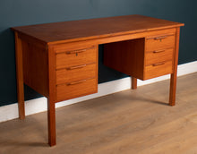 Load image into Gallery viewer, Retro Danish Mid Century Danish Teak Desk By Bent Silberg Mobler