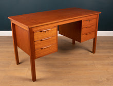 Load image into Gallery viewer, Retro Danish Mid Century Danish Teak Desk By Bent Silberg Mobler