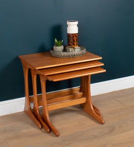 Retro Teak 1960s Jentique Mid Century Nest Of Coffee Tables