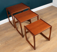 Load image into Gallery viewer, Retro Teak 1960s G Plan Quadrille Nest Of Coffee Tables