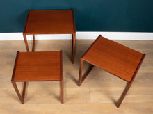 Load image into Gallery viewer, Retro Teak 1960s G Plan Quadrille Nest Of Coffee Tables