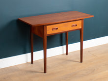 Load image into Gallery viewer, Retro Danish 1960s Sewing Table Console Table Lamp Table