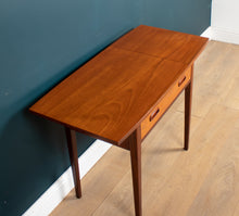 Load image into Gallery viewer, Retro Danish 1960s Sewing Table Console Table Lamp Table