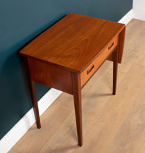 Load image into Gallery viewer, Retro Danish 1960s Sewing Table Console Table Lamp Table