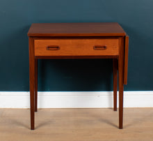 Load image into Gallery viewer, Retro Danish 1960s Sewing Table Console Table Lamp Table