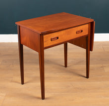 Load image into Gallery viewer, Retro Danish 1960s Sewing Table Console Table Lamp Table