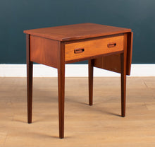 Load image into Gallery viewer, Retro Danish 1960s Sewing Table Console Table Lamp Table