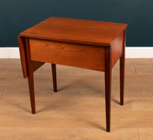 Load image into Gallery viewer, Retro Danish 1960s Sewing Table Console Table Lamp Table