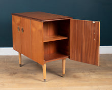 Load image into Gallery viewer, Retro Teak 1960s Mid-Century Danish Record Cabinet Bar