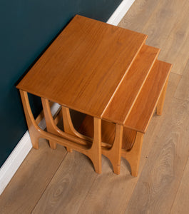 Retro Stateroom By Stonehill Teak Nest Of Three Side Coffee Tables