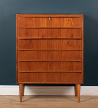 Load image into Gallery viewer, Retro Teak 1960s Danish Mid Century Chest Of Drawers