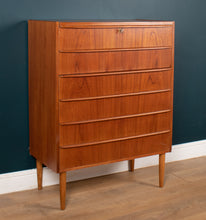 Load image into Gallery viewer, Retro Teak 1960s Danish Mid Century Chest Of Drawers