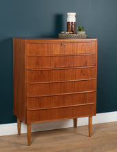 Load image into Gallery viewer, Retro Teak 1960s Danish Mid Century Chest Of Drawers